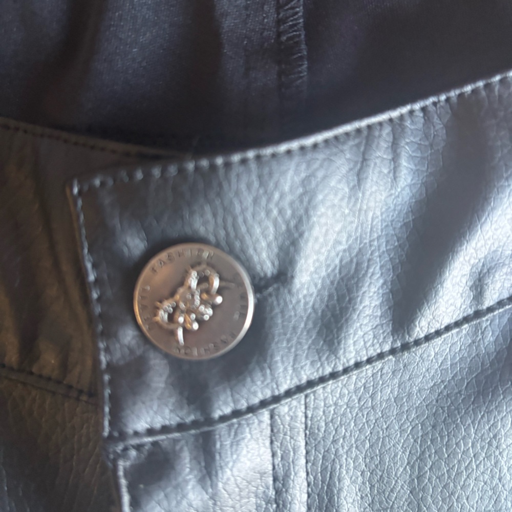 Devilish Fashion Black “Leather” Pants - Picture 3 of 10